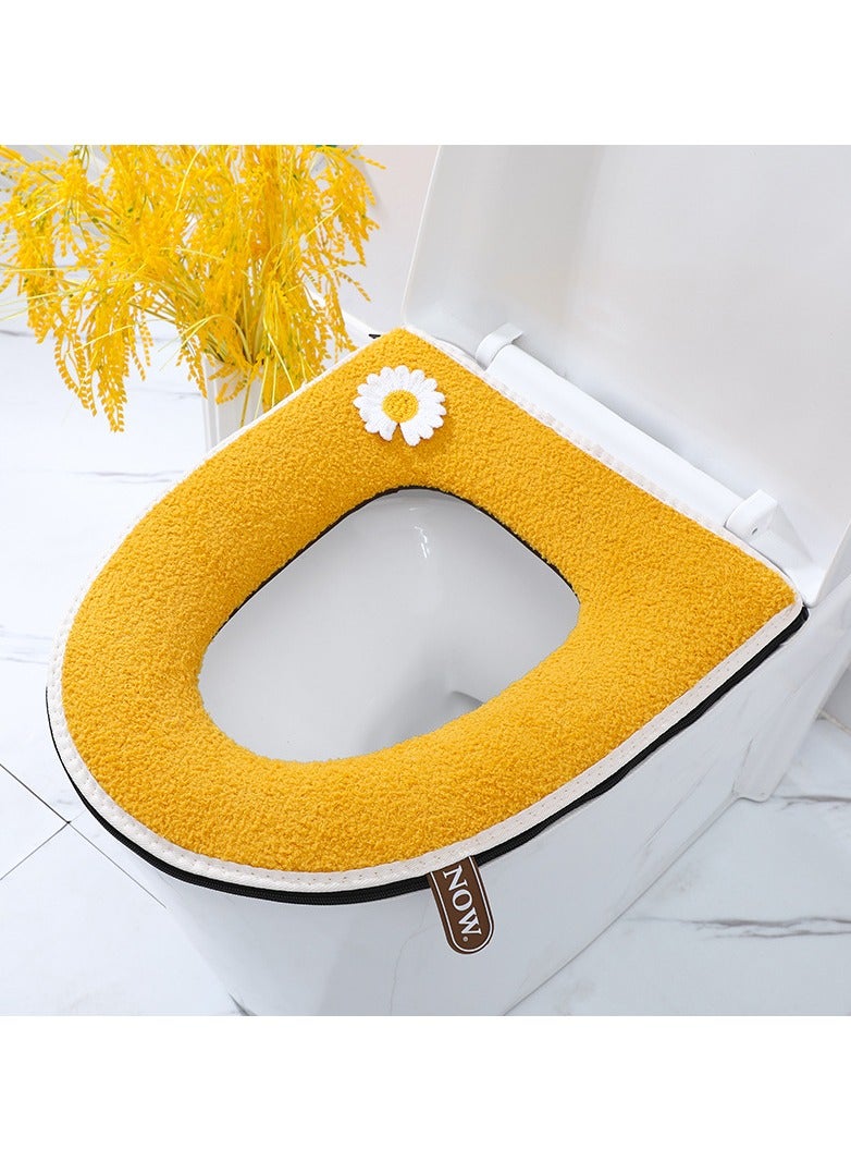 Toilet seat cover toilet seat cushion elastic washable household toilet seat mat